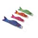 thumbnail image 1 of 4 banderas japonesas de peces koi, pancartas de carpa koinobori japonesas, decoración para patios y restaurantes Rojo Rosa Verde 55cm Azul 70cm, 1 of 9