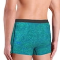 thumbnail image 5 of Kll Blue Green Glitter Men'S Cotton Boxer Briefs Underwear-Medium, 5 of 9