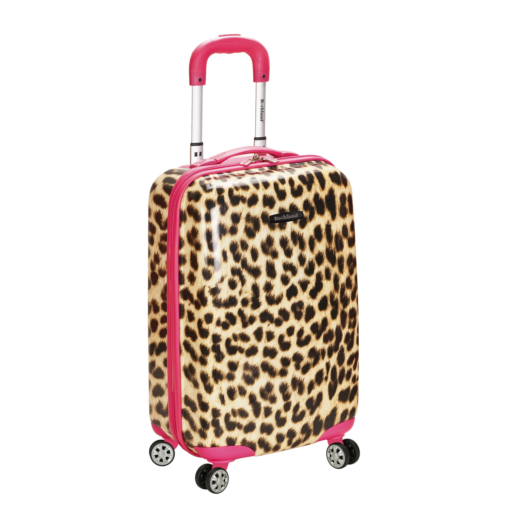 Rockland 20” Unisex Hardside Spinner Carry On Luggage  Multicolor