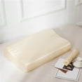 thumbnail image 1 of Fiudx Funda de Almohada de Seda Satinada, Suave y Transpirable, Efecto Refrescante para El Cabello y La Piel, Cierre de Cremallera, Reduce Las Arrugas y El Encrespamiento, Ideal para Cabello Rizado,, 1 of 6