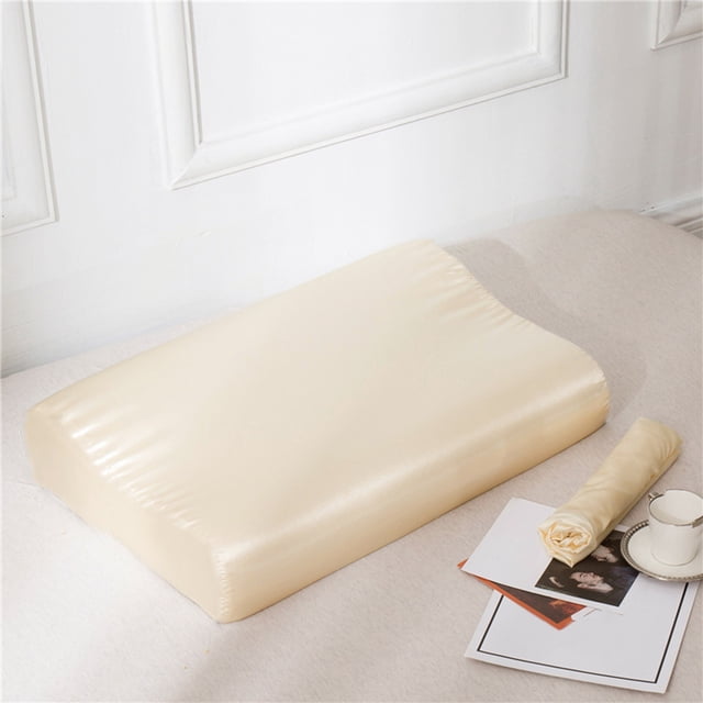 Fiudx Funda de Almohada de Seda Satinada, Suave y Transpirable, Efecto Refrescante para El Cabello y La Piel, Cierre de Cremallera, Reduce Las Arrugas y El Encrespamiento, Ideal para Cabello Rizado,