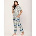 thumbnail image 2 of Moomaya Sleepwear, Cotton Night Suit Set, Printed 2 Pcs Loungewear For Women'S, 2 of 9