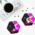 thumbnail image 4 of Lsque Five Nights At Freddy'S Pattern 4" Drink Coasters Set of 4, PVC Leather Absorbent Coasters, Table Coaster Set Decorative Coffee Cup Coasters Housewarming Gift, 4 of 7