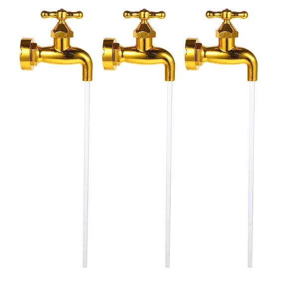 LOLIPPYY 3-Pack Decorative Invisible Faucet Fountain Water Feature for Garden Yard Home Outdoor Decor