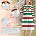 thumbnail image 6 of DISNIMO Reindeer Dresses for Girls 9-10 Years Old Girls Midi Christmas Dress for Girls Striped Dress Kids Long Sleeve Skater Dress Girls Casual Collared Dress forDress Child Swing Dress, 6 of 7