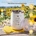 thumbnail image 3 of WKTRSM Birthday Gifts Basket for Women, 8 Pcs Unique Self Care Gift Set with Insulated Tumbler and Bath Shower Sets, Forest Boho Themed Relaxation Gifts for Mom Wife Grandma Sister Female Friends, 3 of 7
