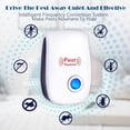thumbnail image 6 of Boajf Ultrasonic Pest Repeller, Mouse Repellent, Spider Repellent for House Indoor, Electronic Pest Control Device for Bugs Spiders Insects Mice Roaches Mouse, 6 Pack, 6 of 7