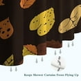 thumbnail image 6 of Fall Autumn Hedgehog Leaves Shower Curtain 36"x72" ,Bathroom Decorative Shower Curtains Set with 12 Hooks,Modern Waterproof Washable Shower Curtain, 6 of 6