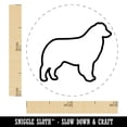 thumbnail image 2 of Australian Shepherd Dog Aussie Outline Self-Inking Rubber Stamp Ink Stamper - Yellow Ink - Mini 1/2 Inch, 2 of 7