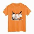 thumbnail image 4 of CAUYDY Toddlers Halloween Pajamas Short Sleeve Shirt Baby Kids Girl Ghost Pjs Jammies Lounge Sleepwear Sizes 7-8 Years, 4 of 6