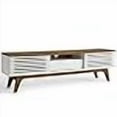 thumbnail image 3 of Modway Meuble TV Profil Bas 59 Pouces Style Mid-Century Modern en Noyer, 3 of 3