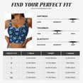 thumbnail image 2 of Sports Bra For Women, Blueberry Cartoon Design Sports Bras For Women High Support, Workout Tank Tops Woman With Removable Cups, 2 of 8