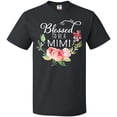 thumbnail image 3 of Inktastic Blessed to Be a Mimi with Pink Flowers T-Shirt, 3 of 5