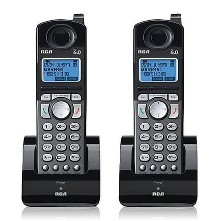 RCA 25055RE1 Dect 6.0 Cordless Expansion Handset 2-Line Landline Telephone - 2 (Best 2 Line Cordless Phone 2019)