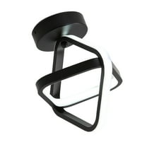 PBPBOX 1PC Light Fixture Decor Square Ceiling Light Black Illumination Porch