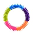 thumbnail image 1 of Anillo de entrenamiento TPR para mascotas, juguetes para masticar molares coloridos para perros y gatos, juego de mordida para limpieza de dientes Tmvgtek Oficina Multiescena Multifunción, 1 of 8
