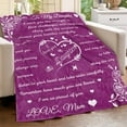 thumbnail image 4 of LHSHID Daughter Blanket Daughter Blankets from Mom Dad Birthday for Daughter I Love You Daughter Presents to My Daughter Daughter Soft Bed Flannel Letter Throw Blanket 40"x50", 4 of 7