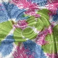 thumbnail image 5 of Ambesonne Dahlia Valance Pack of 2, Colorful Dandelion Petals, 54"X12", Lime Green Azure Blue, 5 of 5