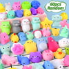 60PCS Mochi Squishy Toys Party Favors for Kids Mini Squishy Animal Squishies Toys Squeeze Kawaii Squishy Stress Relief Toys Easter Bunny Cat Unicorn Squishy gifts for Boys & Girls Random