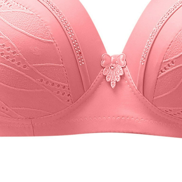 Summer Savings Clearance 2023! TAGOLD Plus Size Bra for Womens,Woman's  Comfortable Lace Breathable Bra Underwear No Rims