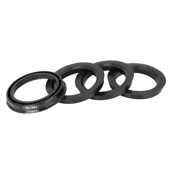 4pcs Plastic 73.1mm to 56.1mm Car Hub Centric Rings Wheel Spacer