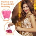 thumbnail image 4 of Uxcell Wine Gift Bags, Paper Wine Bottle Gift Bag Wine Bag Bulk with Handles for Gift Christmas Wedding Birthday Anniversary Party Pink, 4 of 7