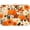 Beige Pumpkin Flower, variant on Dish Drying Mat for Kitchen Counter Dish Mat Dish Drainer Mats Kitchen Drying Mat Pad Microfiber Absorbent Reversible 16x18 Inch Halloween Ghost Pumpkin and Poppy