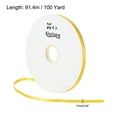 thumbnail image 2 of Unique Bargains 0.28' x 100 Yards Double Face Decorate Crafts Roll Satin Ribbon Yellow, 2 of 5