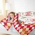 thumbnail image 4 of Feelyou Cute Nutcracker 01, Happy Christmas Twin Comforter Sets, Winter Gold Sonwflake Reversible Bedding Set, Ultra Soft Home Decor,2 Pieces, 4 of 8