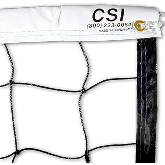 Cannon Sports Regulation Volleyball Net - Durable Indoor Outdoor Net 32 FT Length x 3 FT High for Competition, Backyard, Gym, Training, & Beach Play - Pro Quality 2mm Coated Steel Cable - Easy Setup