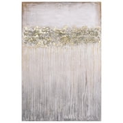 Empire Art Direct Dust Textured Metallic Hand Painted Wall Art, 40" x 60" x 1.5", Ready to Hang