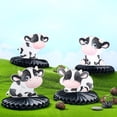 thumbnail image 4 of 8 piezas de adorno central de panal con estampado de vaca, decoración de mesa con forma de panal para fiesta temática de vaca, suministros para fiestas de granero de animales de granja con estampado de vaca para niños, fiestas infantiles con temática de vaquero occidental oso de fresa Electrónica, 4 of 5