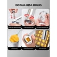thumbnail image 2 of Set de Prensa para Galletas de Aluminio con 20 Discos y 4 Boquillas Resistente, 2 of 9