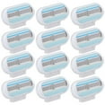 thumbnail image 3 of Women's Razor Blade Refill, 3 Blade Replacement Razor Blade Replacement Razor Blade Razor Blade Refills 12Pcs  for Salon for Home, 3 of 7
