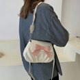 thumbnail image 2 of Bolso pequeño con lazo para mujer, moderno bolso de nube plisado, informal, moderno, con correa de hombro cruzada, 2 of 6