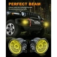 thumbnail image 6 of For Nissan Frontier 2005-2009 Fog Lights Pair Driving Front Bumper Lamps Yellow Lens, 6 of 16
