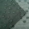 thumbnail image 4 of Poppy Flower Sheer Elm Green Grommet 52x84 Curtain Panel Set by Blue Nile Mills, 4 of 4