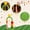 Green, variant on 30in Christmas Cat Tree with House & Scratching Post - Red & Green Cat Tower with Hanging Balls for Kittens & Small Cats