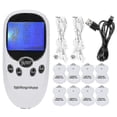 thumbnail image 1 of Pain therapy device, 2 channels TENS stimulation current device with 8 electrode pads, 1 of 5