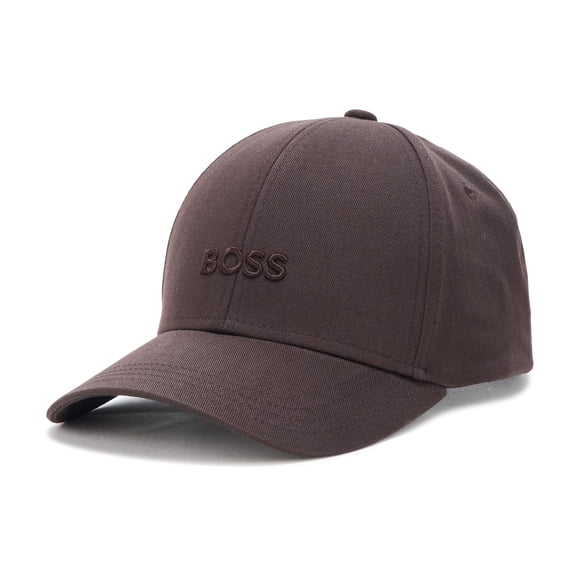 Gorra BOSS con Logotipo Central en Negrita, Twill, Color Moca Fresca