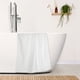 thumbnail image 5 of Juego de 2 toallas de baño de algodón REGALWOVEN, suaves, altamente absorbentes y de secado rápido para baño, gimnasio, SPA, yoga, blancas 28' x 56', 5 of 7