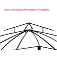 thumbnail image 4 of APEX GARDEN ​Replacement Canopy Top for Lowe's 10' x 12' Gazebo Model #TPGAZ2303 (Light Brown), 4 of 10