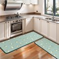 thumbnail image 3 of Kitchen Rugs Sets Of 2,Pioneer Flower Floral Print Pattern Anti Fatigue Kitchen Mat Rugs Non Slip Washable,Decorative Kitchen Floor Mats for Kitchen,Sink,Laundry,17X47 Inch, 3 of 5