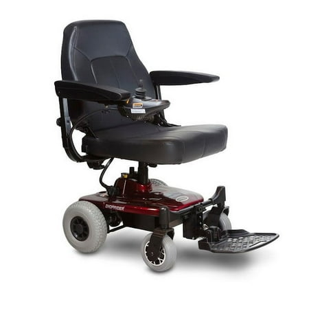 Shoprider Jimmie Power Chair With Captain Seat 4-Wheel Drive in Black