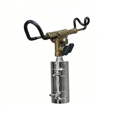 yotijay Adjustable fishing rod holder with stainless steel base fishing rod holder with Dt42 B Single Head