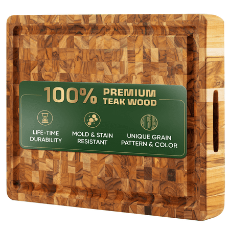 

Cutting board - Teak - 24x18x1.5 - LV - End Grain