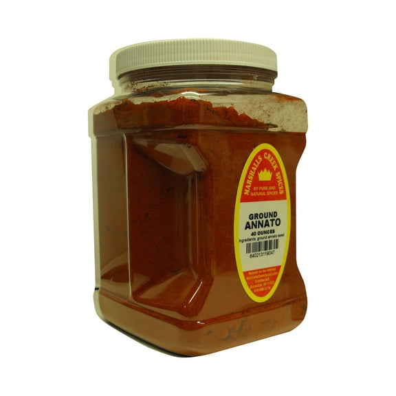 Family Size Marshalls Creek Spices Annatto Seed Ground Seasoning, 40 Ounce