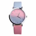 thumbnail image 2 of Retro Rainbow Design Small Wrist Watches for Women Leather Band Analog Watch Bands for Men Alloy Quartz Womens Leather Watches Wrist Watch Womens Watch with Numbers Wind up Watches for Women No B, 2 of 4