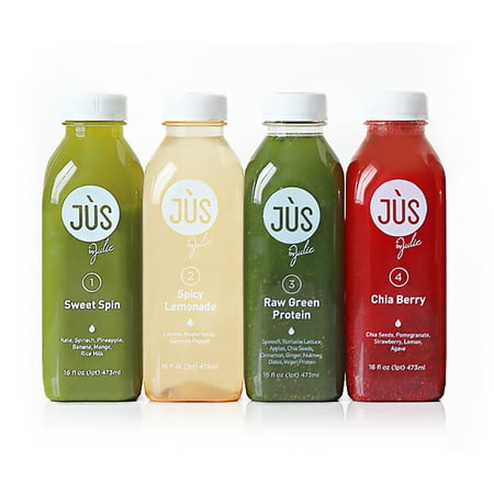 JUS by Julie 5-Day "Juice Till Dinner" Blended Juice Cleanse, 20 Count