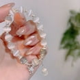 thumbnail image 6 of Butterfly Cat's Eye Bracelet for Women, Five-Pointed Star Gray Moonstone Stretch Bracelet, Positive Energy Healing Crystal Chakra Bracelet for Good Luck & Protection, Elastic Adjustable (1PC, 16.5cm), 6 of 7